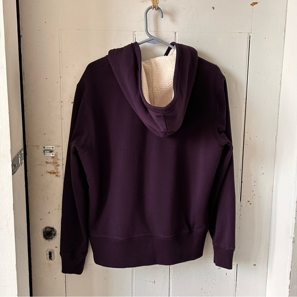 Eddie Bauer Purple Plum Fleece Lined Hooded Jacket - Picture 13 of 13